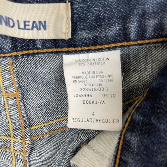 Gap Long & Lean Women Original Denim Jeans Size 4 Regular - Picture 4 of 9